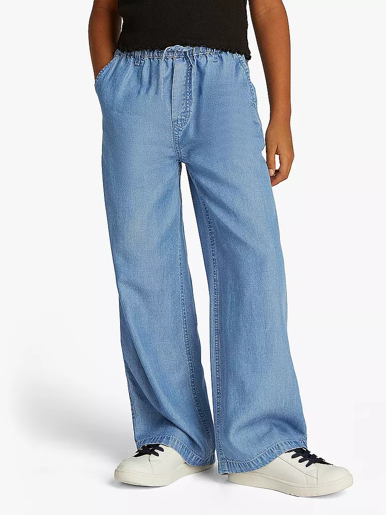 TOMMY HILFIGER | Mädchen Jeans Wide Fit | hellblau