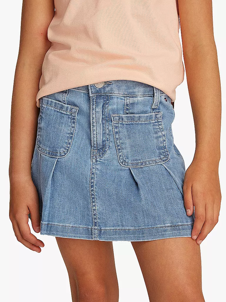 TOMMY HILFIGER | Mädchen Jeansrock | hellblau