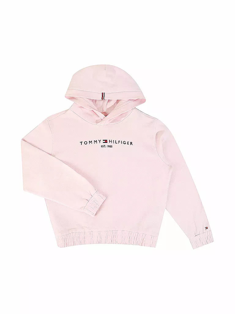 TOMMY HILFIGER Mädchen Kapuzensweater - Hoodie Essential rosa