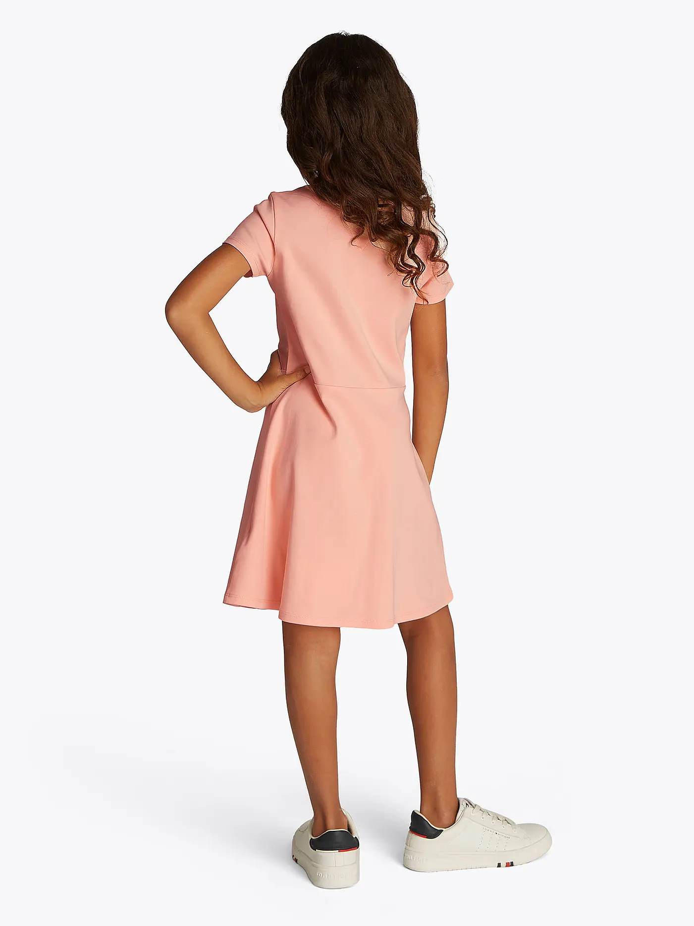 TOMMY HILFIGER | Mädchen Kleid  | koralle