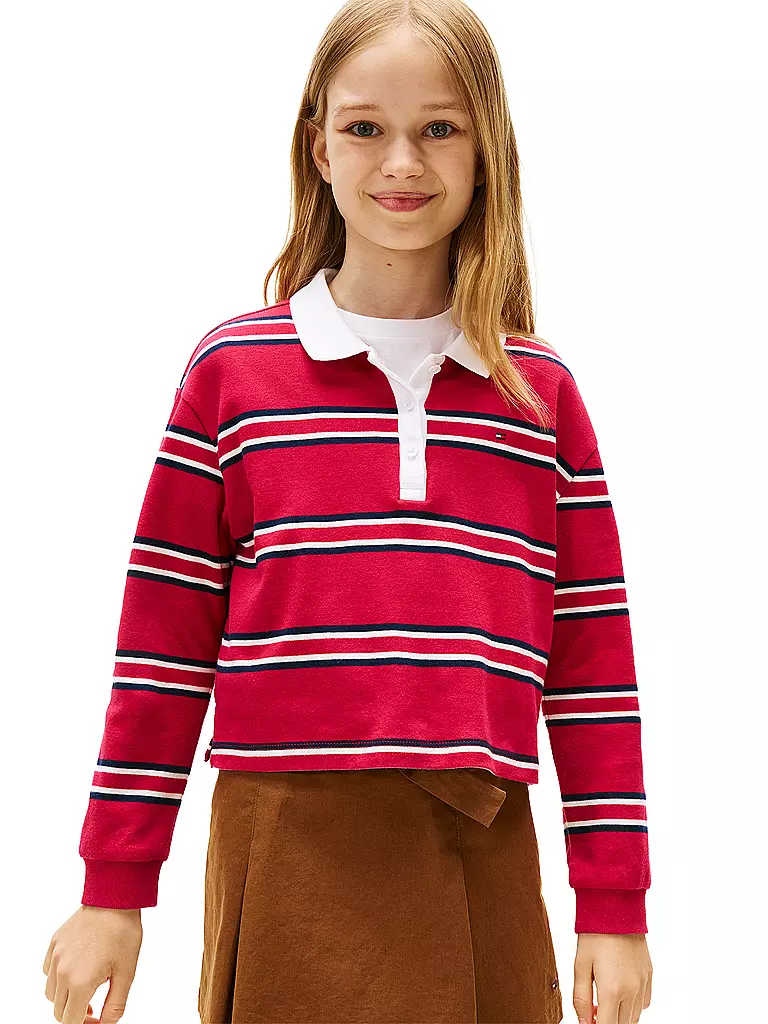 TOMMY HILFIGER | Mädchen Poloshirt  | rot