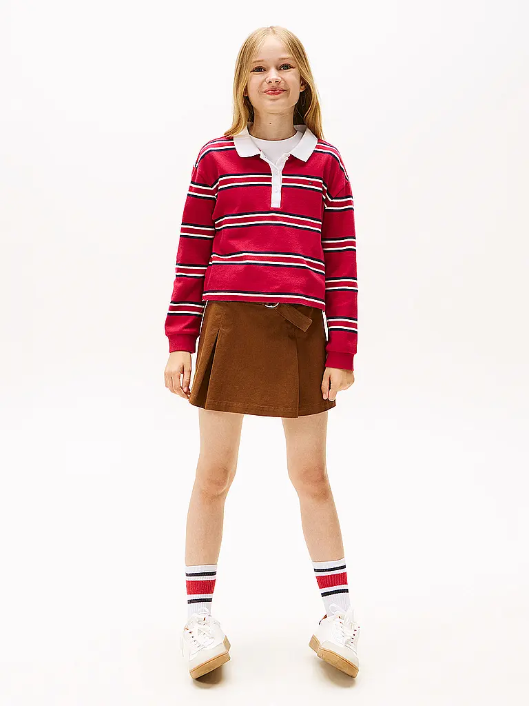 TOMMY HILFIGER | Mädchen Poloshirt  | rot