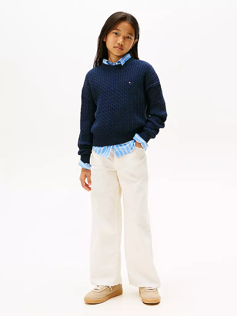 TOMMY HILFIGER | Mädchen Pullover | dunkelblau