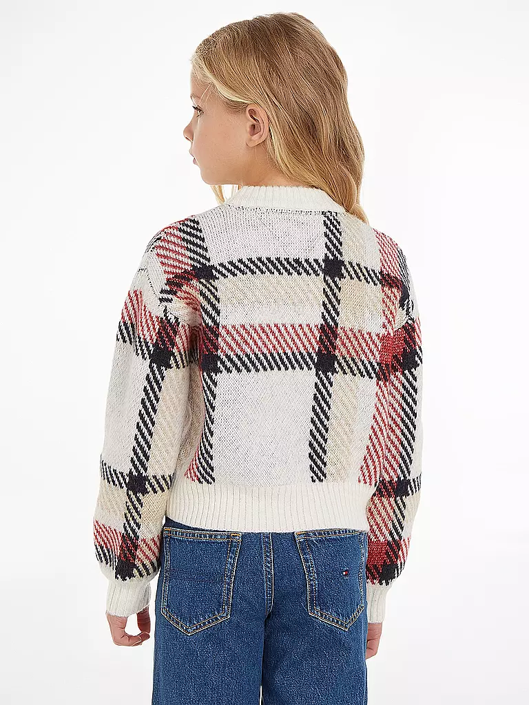 TOMMY HILFIGER | Mädchen Pullover | weiss