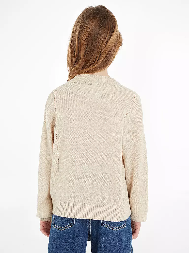 TOMMY HILFIGER | Mädchen Pullover | beige