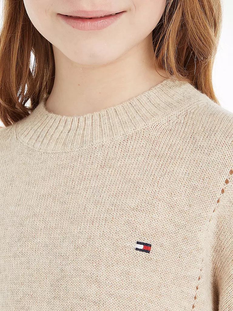 TOMMY HILFIGER | Mädchen Pullover | beige