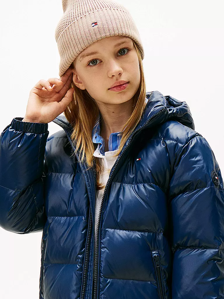 TOMMY HILFIGER | Mädchen Steppmantel | dunkelblau