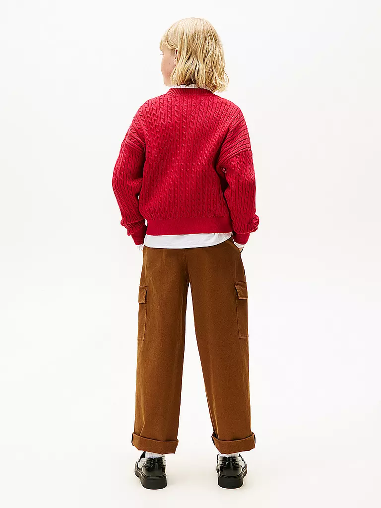 TOMMY HILFIGER | Mädchen Strickjacke | beige