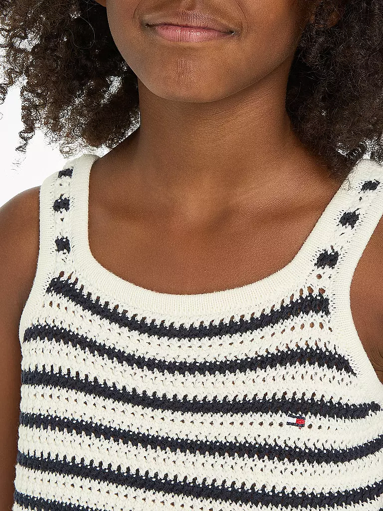 TOMMY HILFIGER | Mädchen Stricktop  | creme