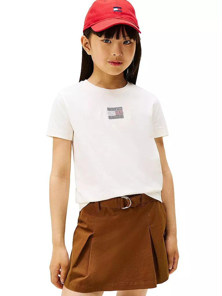 TOMMY HILFIGER | Mädchen T-Shirt  | weiss