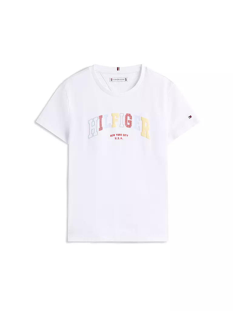 TOMMY HILFIGER | Mädchen T-Shirt  | weiss
