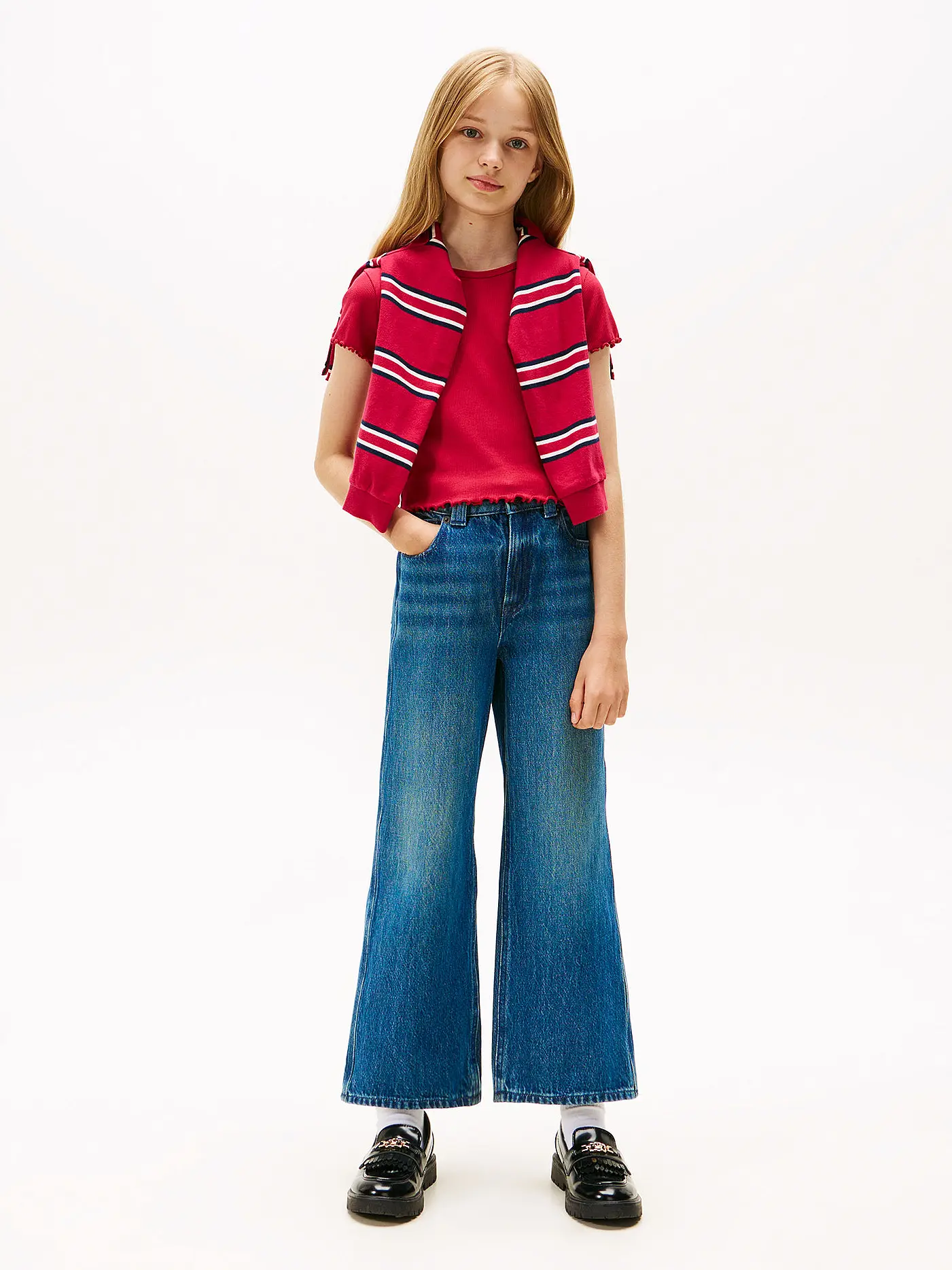 TOMMY HILFIGER | Mädchen T-Shirt  | rot