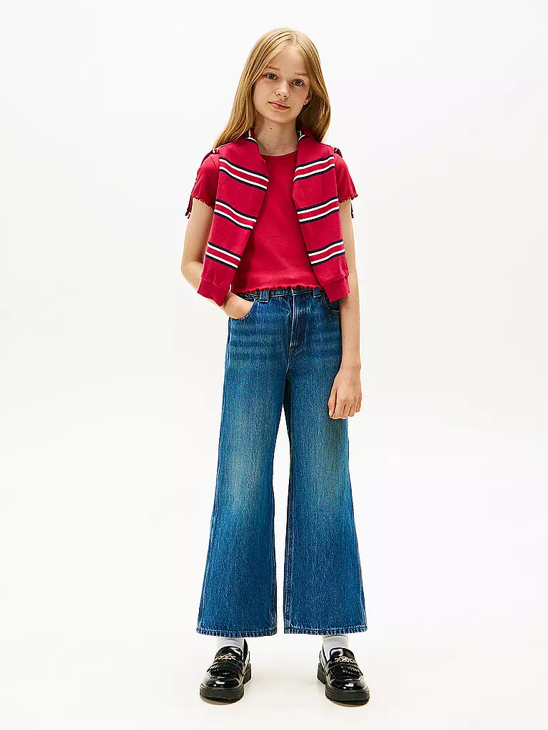 TOMMY HILFIGER | Mädchen T-Shirt  | rot