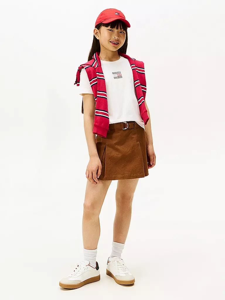 TOMMY HILFIGER | Mädchen T-Shirt  | weiss