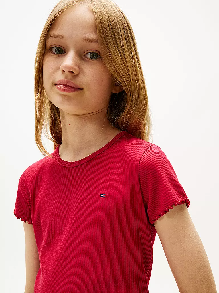 TOMMY HILFIGER | Mädchen T-Shirt  | rot