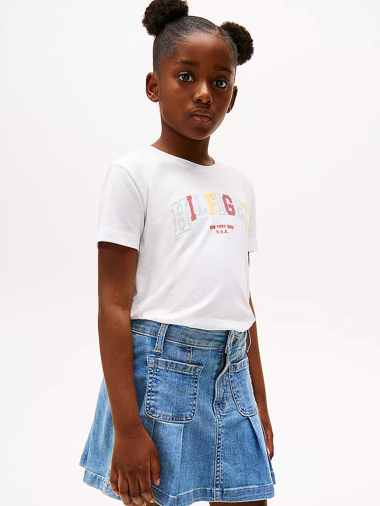 TOMMY HILFIGER | Mädchen T-Shirt  | weiss