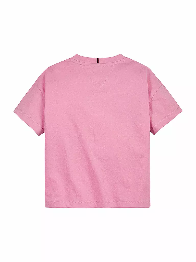 TOMMY HILFIGER | Mädchen T-Shirt Cropped Fit | pink