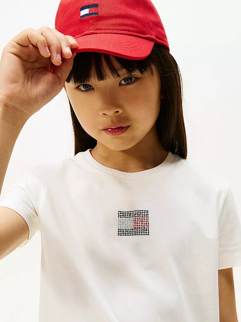 TOMMY HILFIGER | Mädchen T-Shirt | weiss