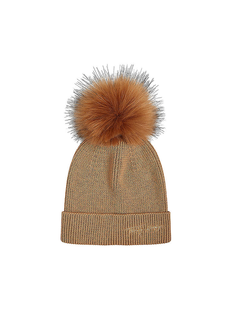 TOMMY HILFIGER | Mütze - Beanie Signature | Camel