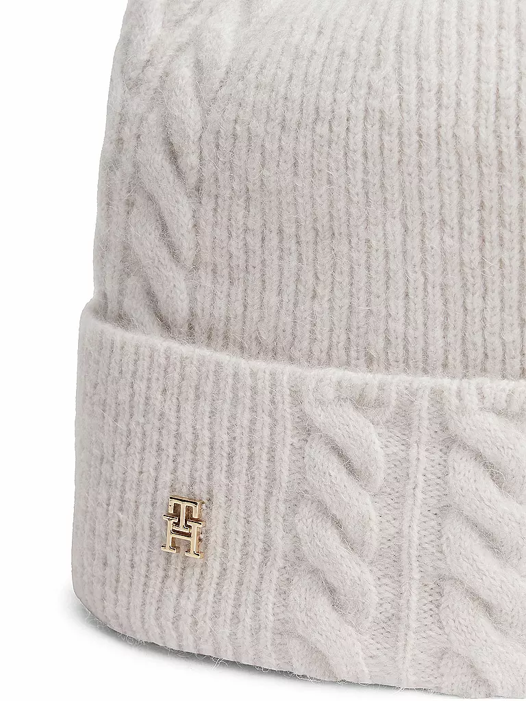 TOMMY HILFIGER | Mütze - Haube  | hellgrau