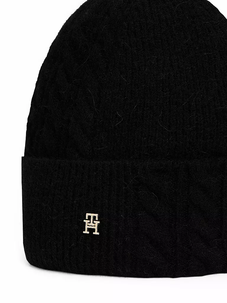 TOMMY HILFIGER | Mütze - Haube  | schwarz