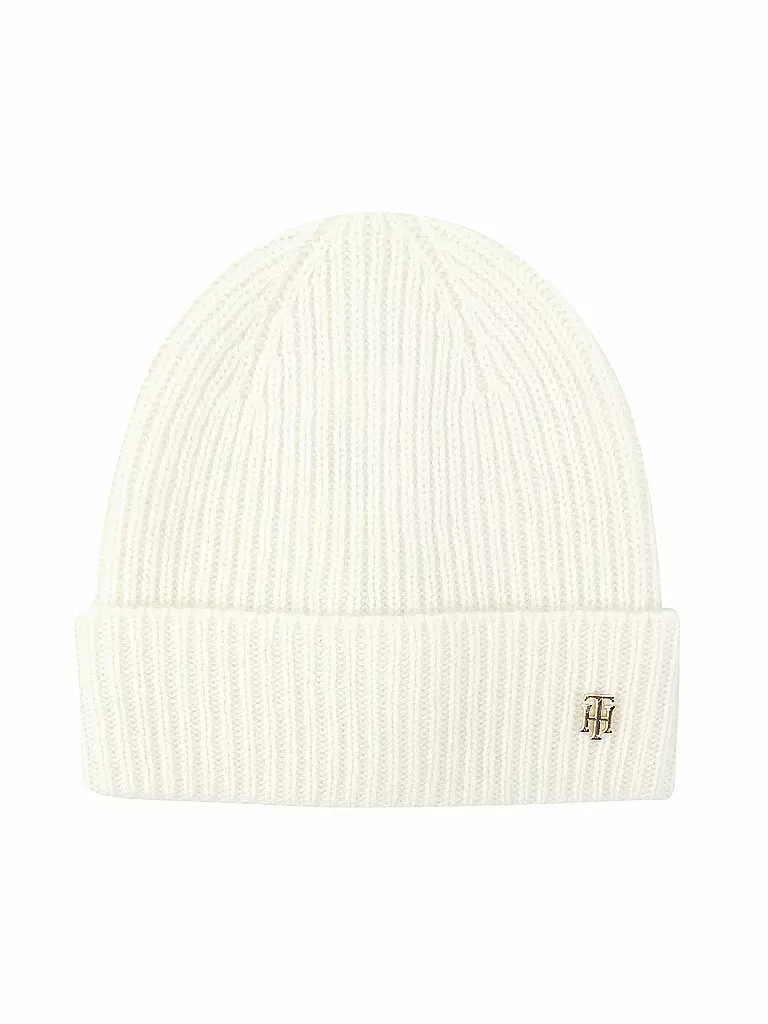 TOMMY HILFIGER | Mütze - Haube LUXE | weiss