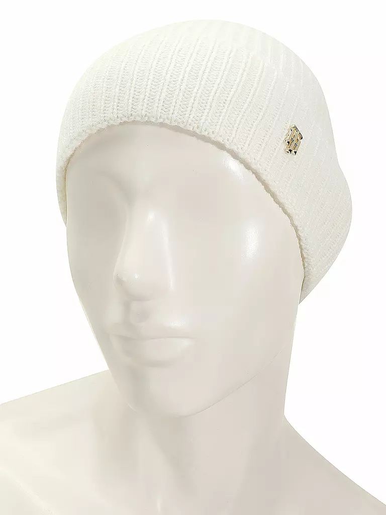 TOMMY HILFIGER | Mütze - Haube LUXE | weiss