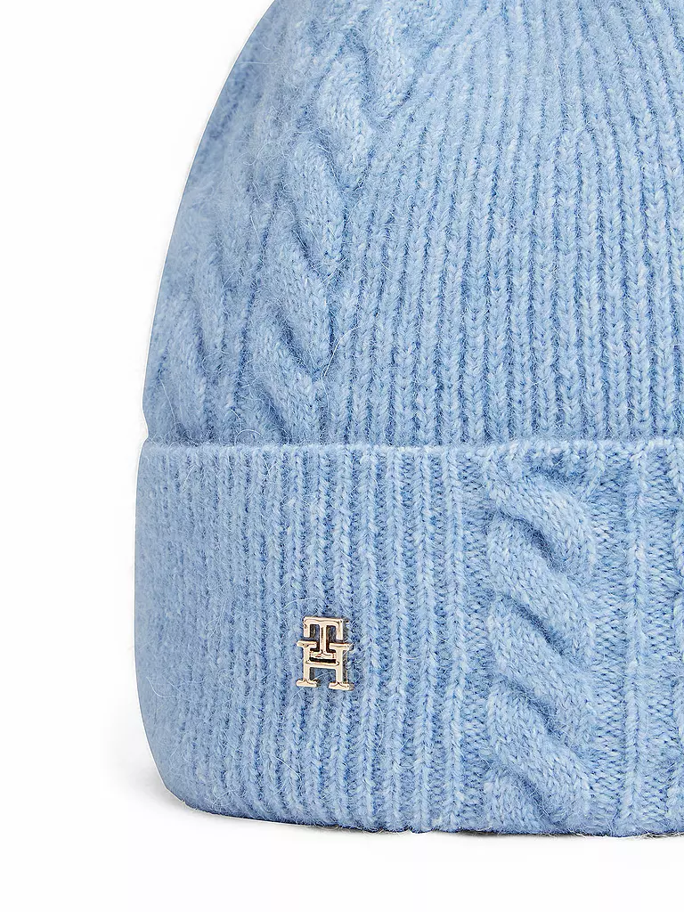 TOMMY HILFIGER | Mütze - Haube | hellgrau