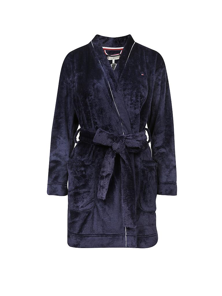 TOMMY HILFIGER | Morgenmantel - Kuschelmantel "Fluffy" | blau