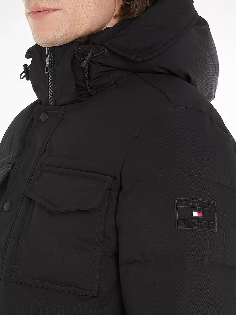 TOMMY HILFIGER | Parka | schwarz