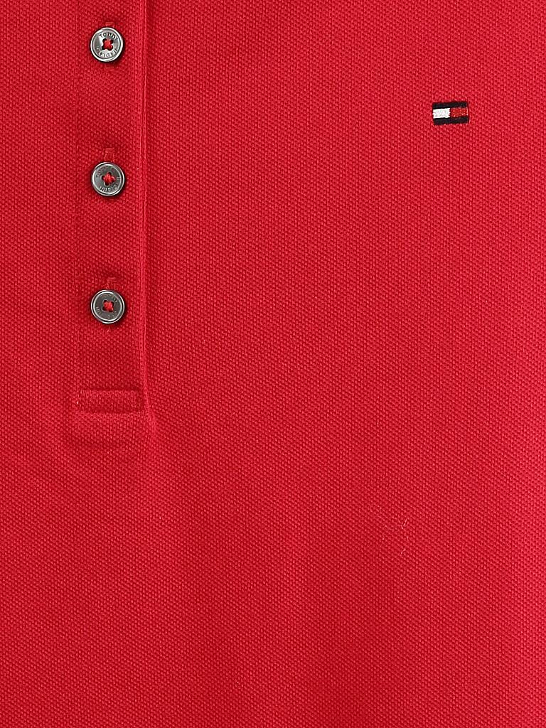 TOMMY HILFIGER | Polokleid Slim-Fit | rot