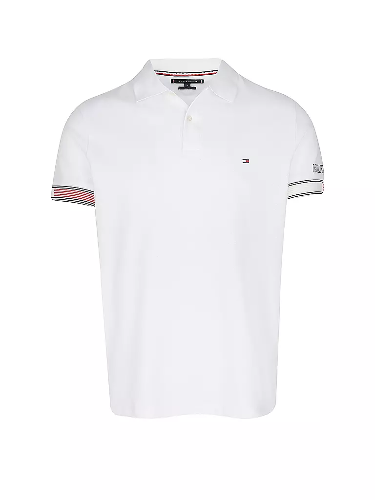 TOMMY HILFIGER | Poloshirt  | weiss