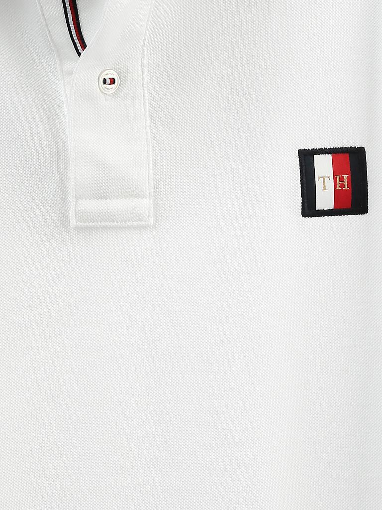 TOMMY HILFIGER | Poloshirt Regular Fit "Icon Badge" | weiß