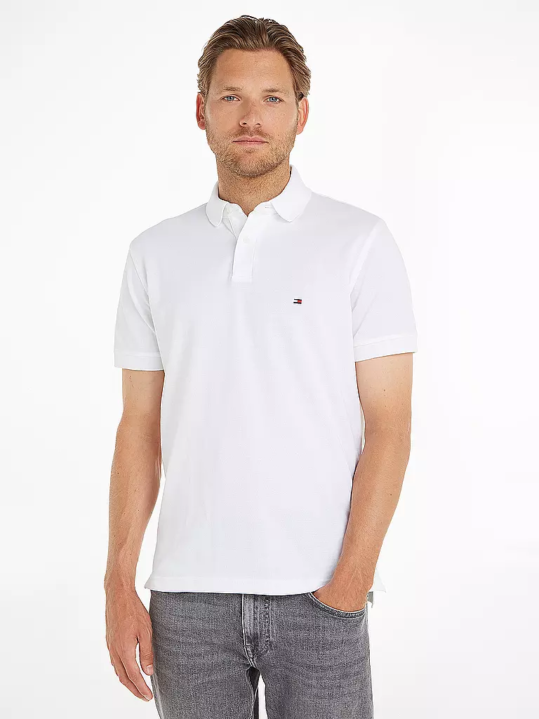 TOMMY HILFIGER | Poloshirt Regular Fit "Performance" | weiss