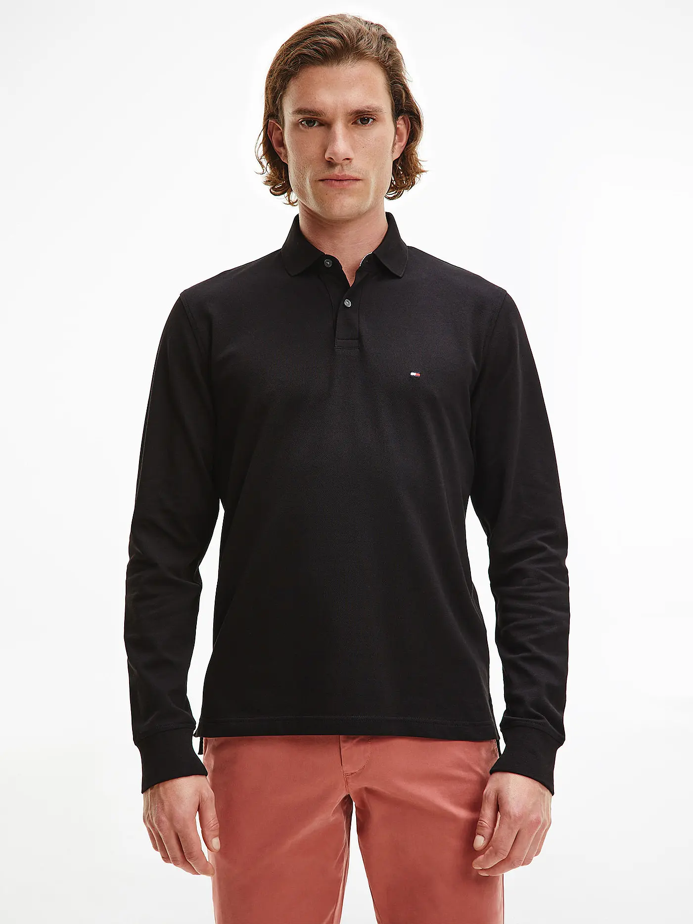 TOMMY HILFIGER | Poloshirt Regular Fit 1985 | schwarz