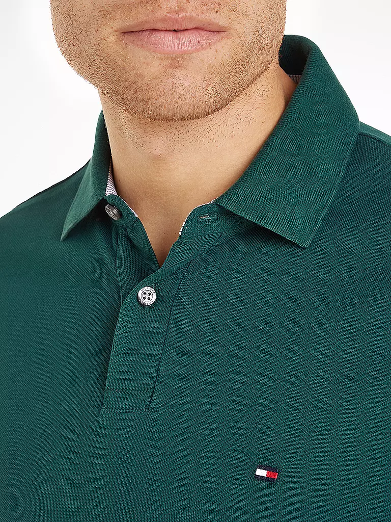 TOMMY HILFIGER | Poloshirt Regular Fit 1985 | dunkelgrün