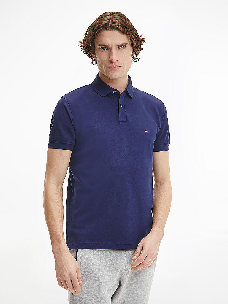 TOMMY HILFIGER Poloshirt Regular Fit PERFORMANCE blau