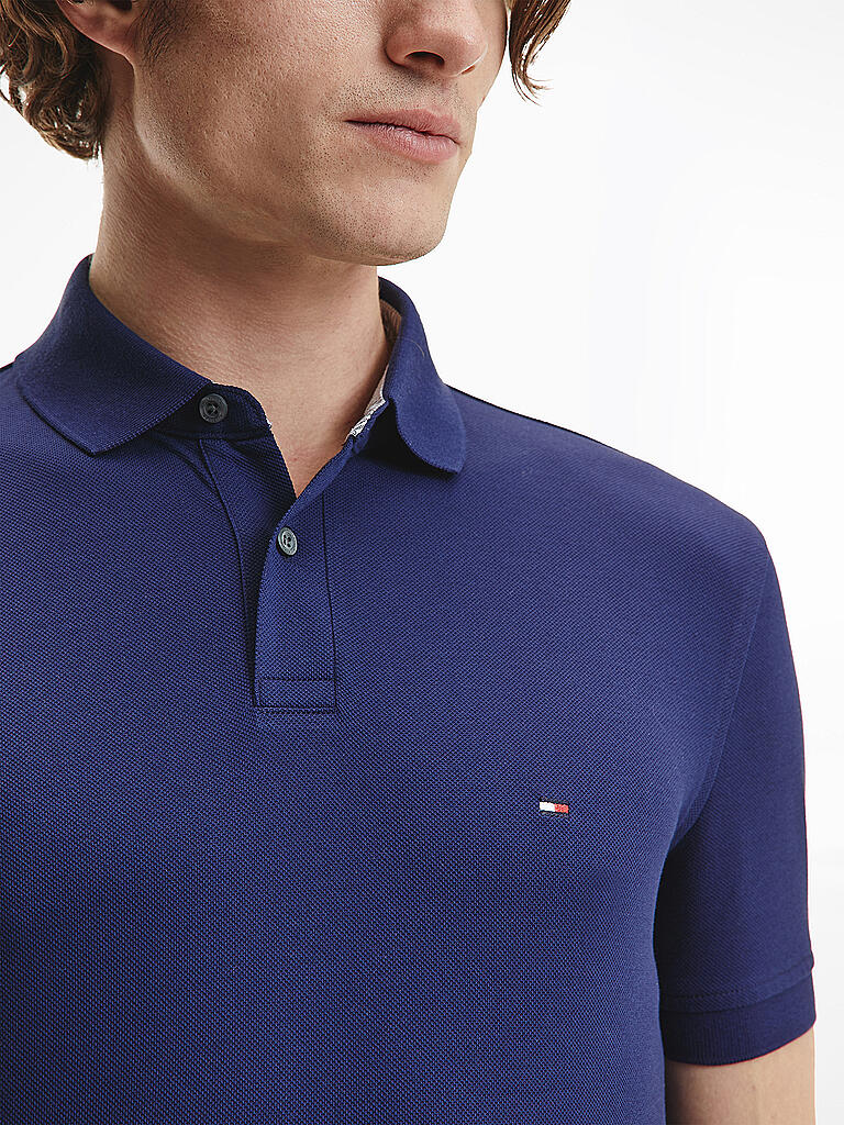 TOMMY HILFIGER Poloshirt Regular Fit PERFORMANCE blau