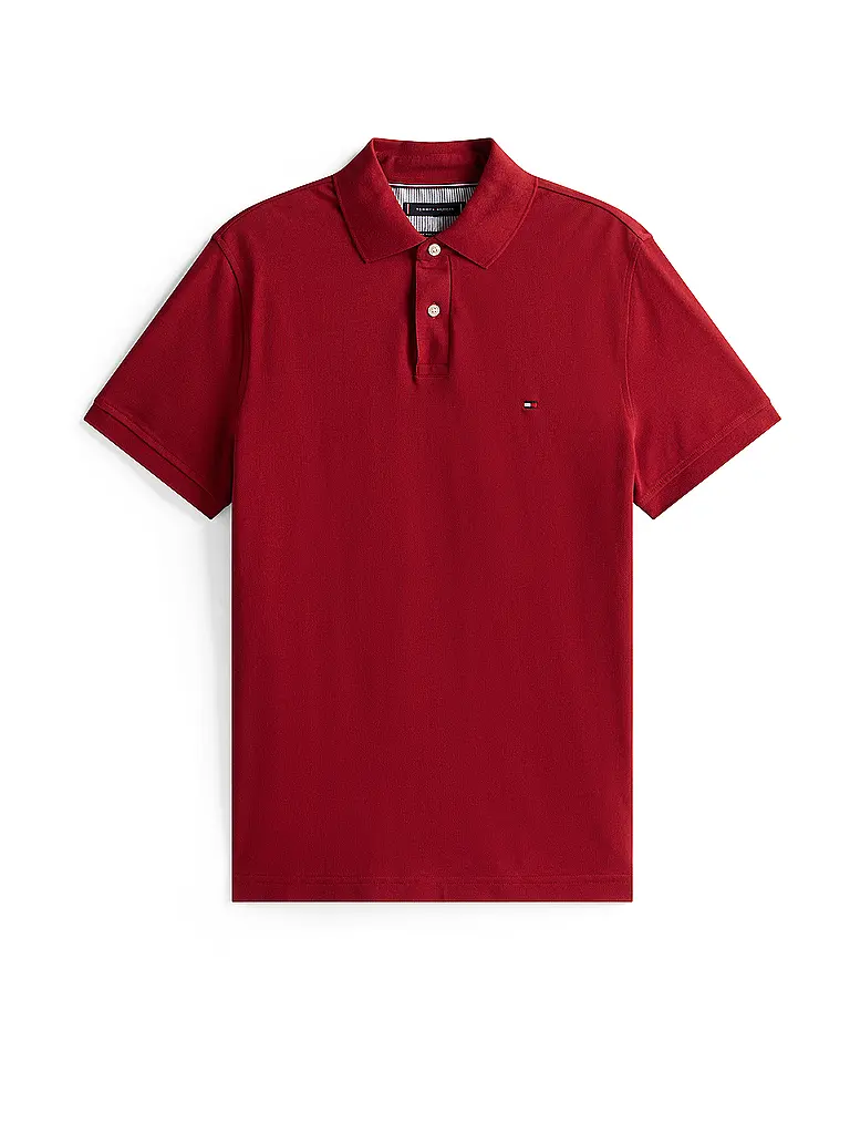 TOMMY HILFIGER | Poloshirt Regular Fit | Dunkelrot