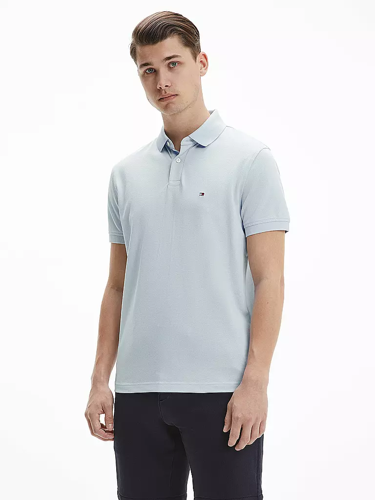 TOMMY HILFIGER | Poloshirt Regular Fit | hellblau