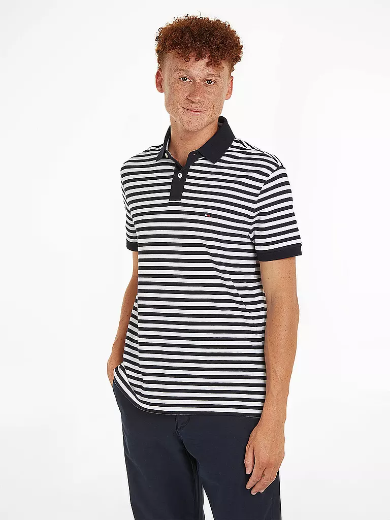 TOMMY HILFIGER | Poloshirt Regular Fit | blau