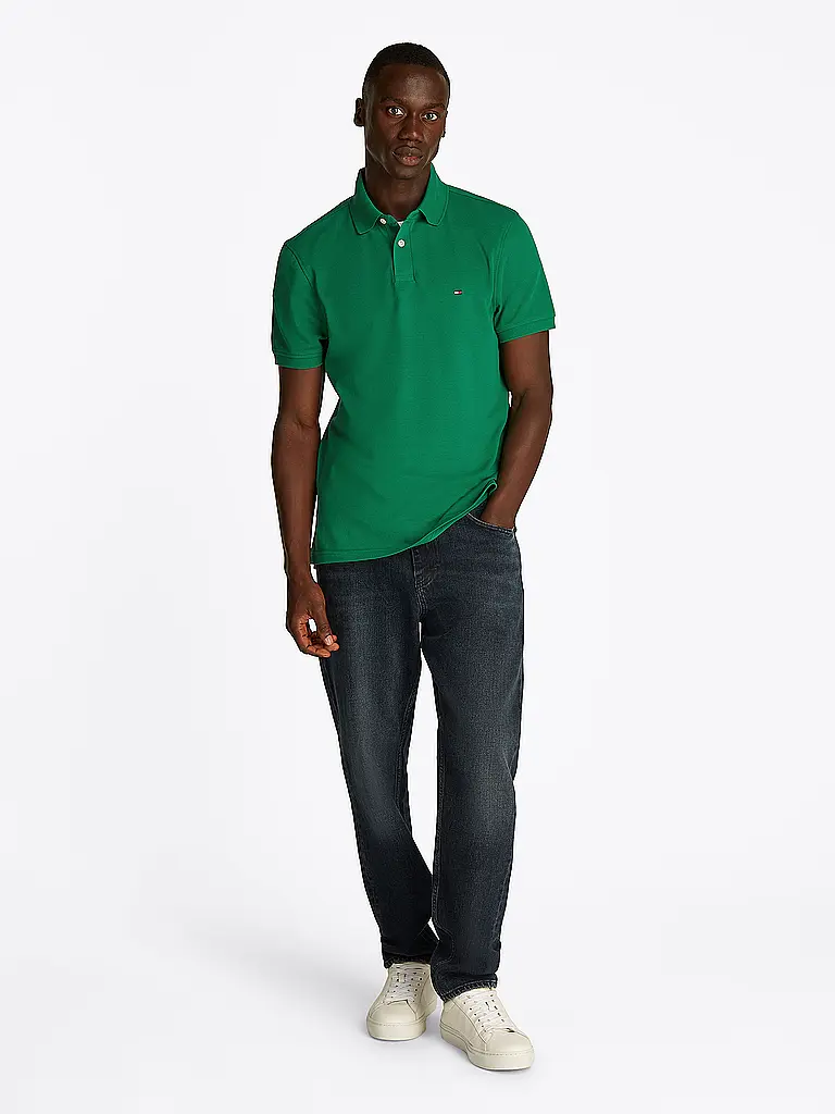 TOMMY HILFIGER | Poloshirt Regular Fit | Grün