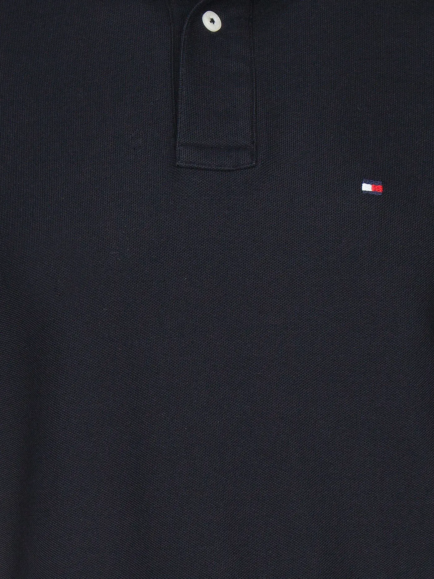 TOMMY HILFIGER | Poloshirt Regular Fit | schwarz