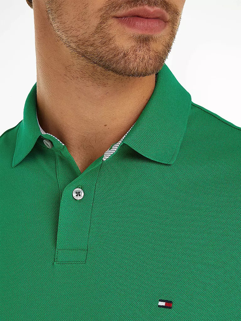 TOMMY HILFIGER | Poloshirt Regular Fit | grün