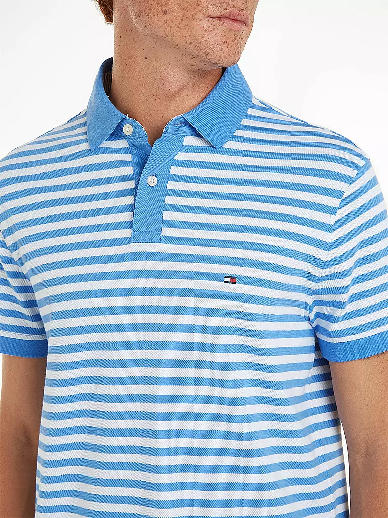 TOMMY HILFIGER | Poloshirt Regular Fit | hellblau