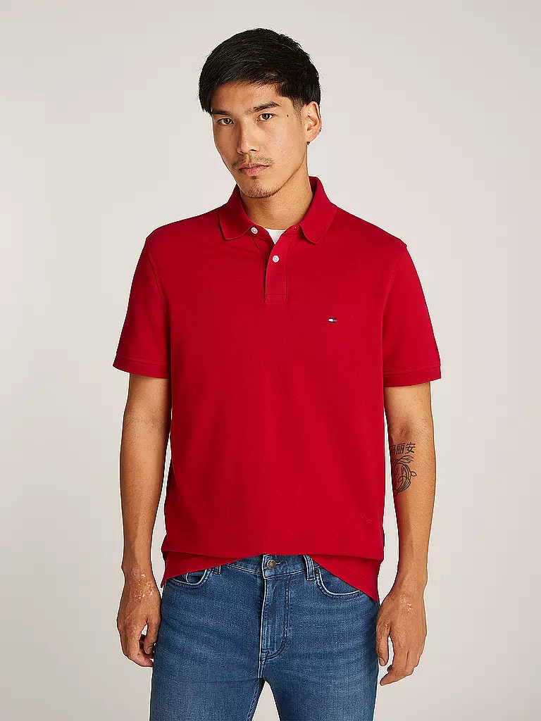 TOMMY HILFIGER | Poloshirt Regular Fit | rot