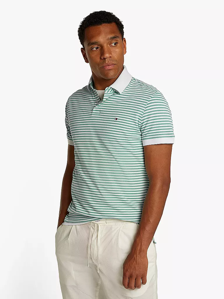 TOMMY HILFIGER | Poloshirt Regular Fit | grün