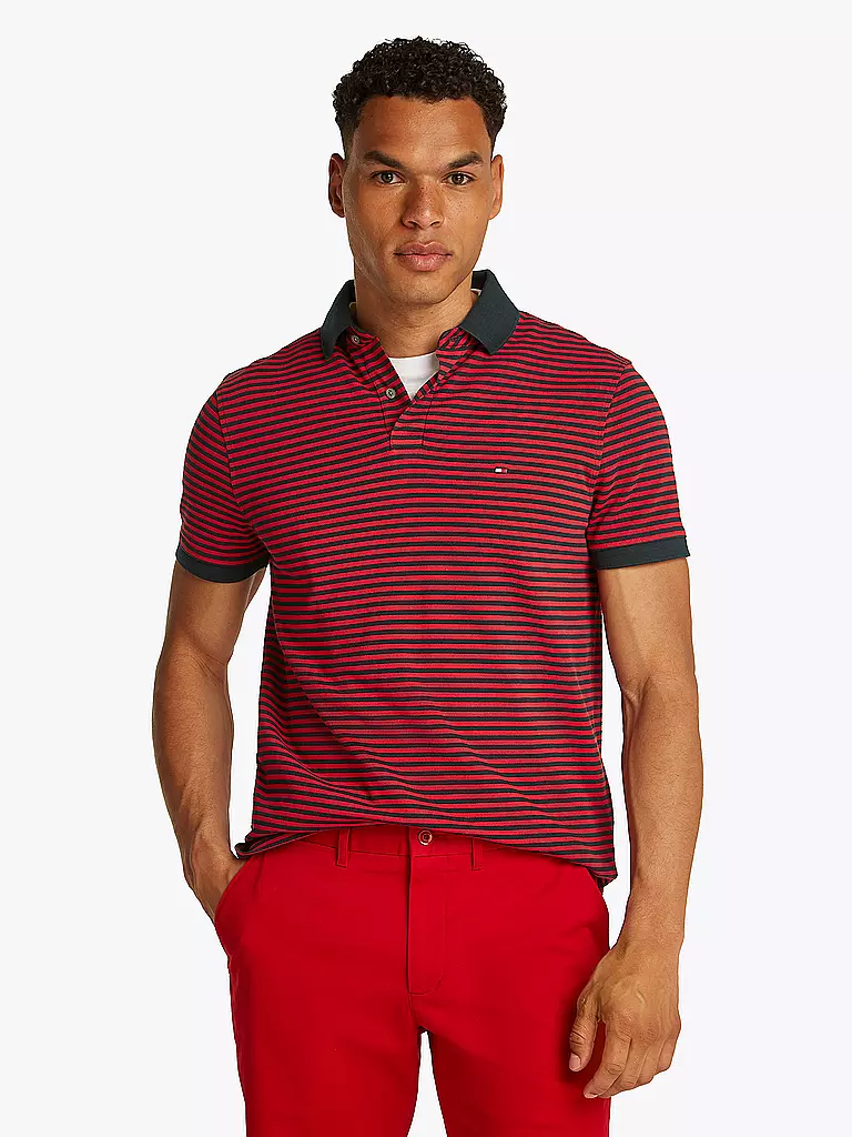 TOMMY HILFIGER | Poloshirt Regular Fit | rot