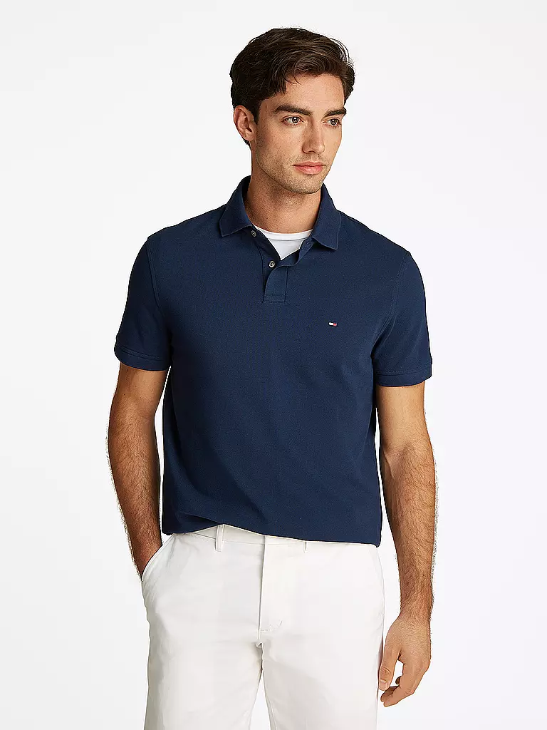 TOMMY HILFIGER | Poloshirt Regular Fit | grün