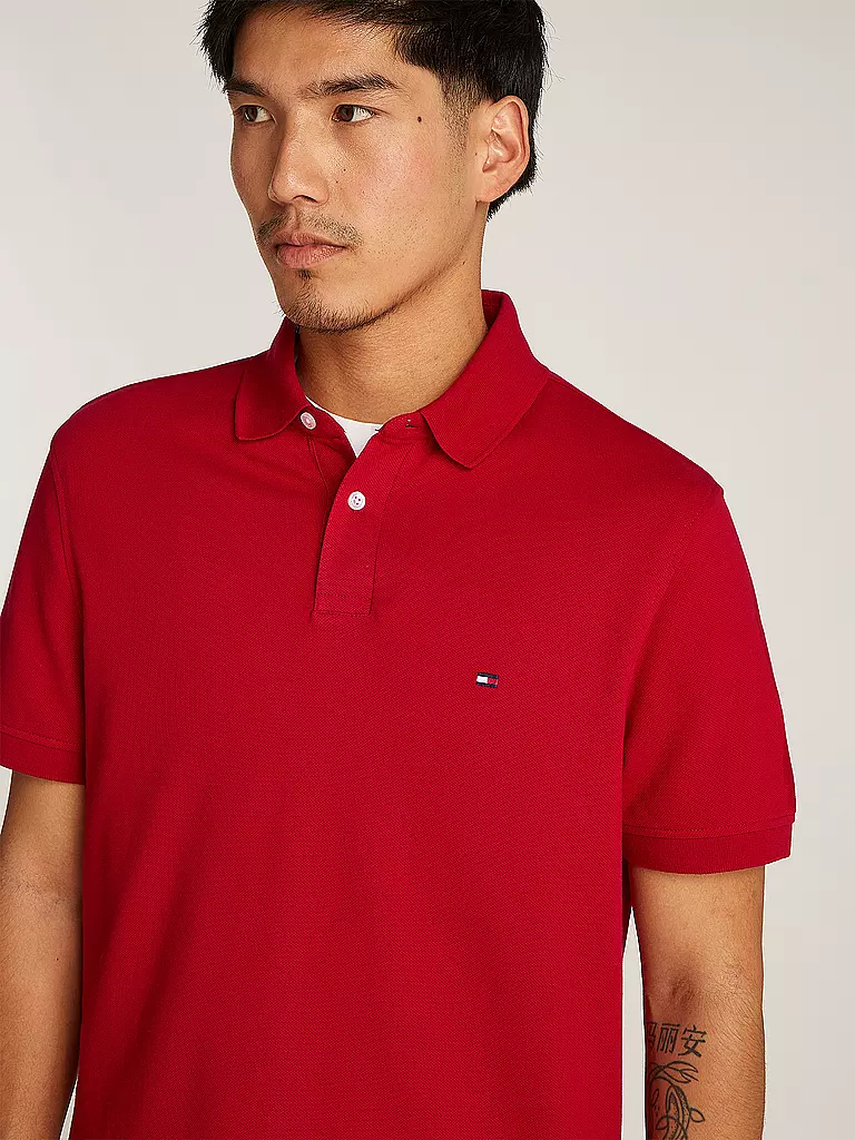 TOMMY HILFIGER | Poloshirt Regular Fit | rot